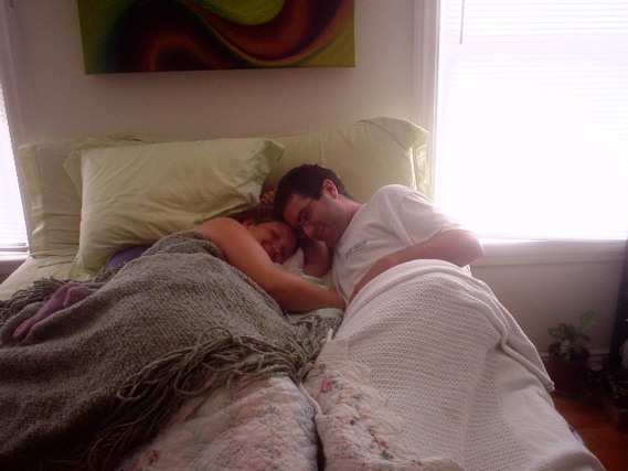 Resting at home