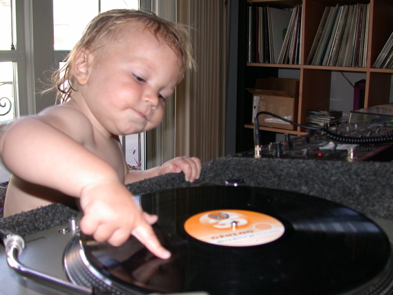 Scratching it up on the turntables