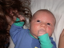 What a fun new toy!  Mommy's hair.