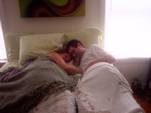 Resting at home