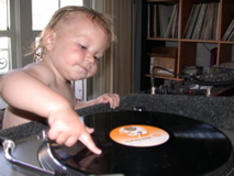 Scratching it up on the turntables