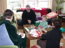 Kalen gets to be at the center of Christmas.