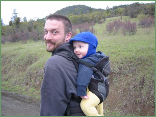 David and Eli at Roxy Ann peak 